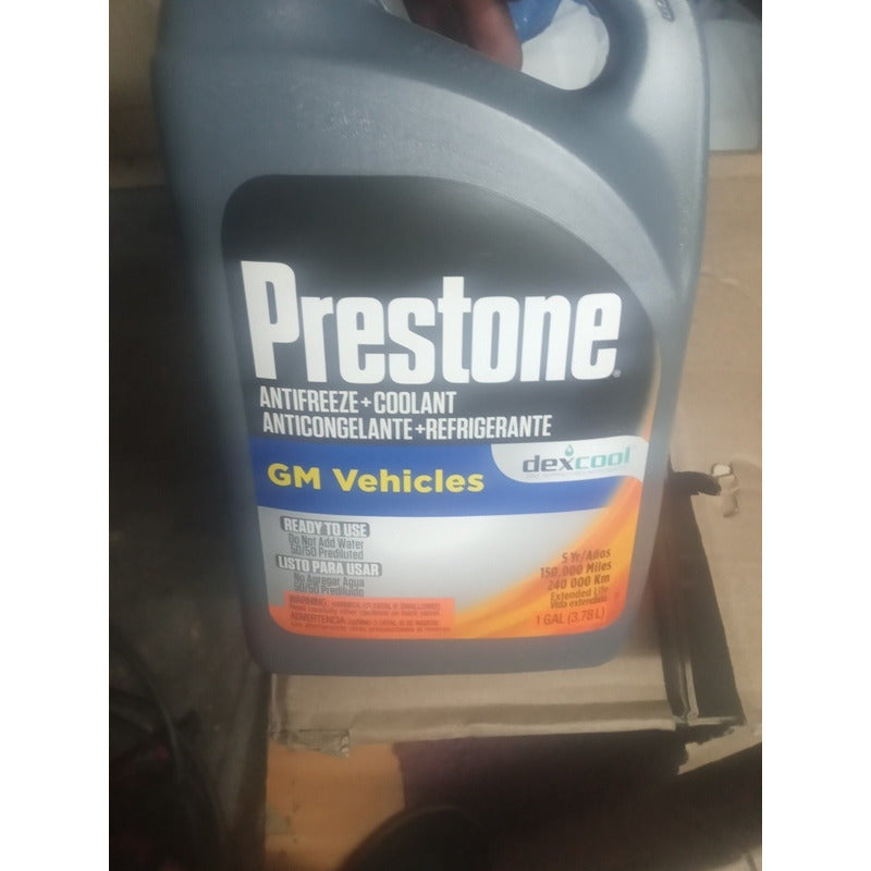 Anticongelante Refrigerante Coolant Prestone Dexcool 50/50 Naranja