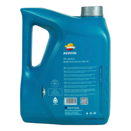 Aceite 10w40 Full Sintético Repsol 4 Litros Diésel Bencinero
