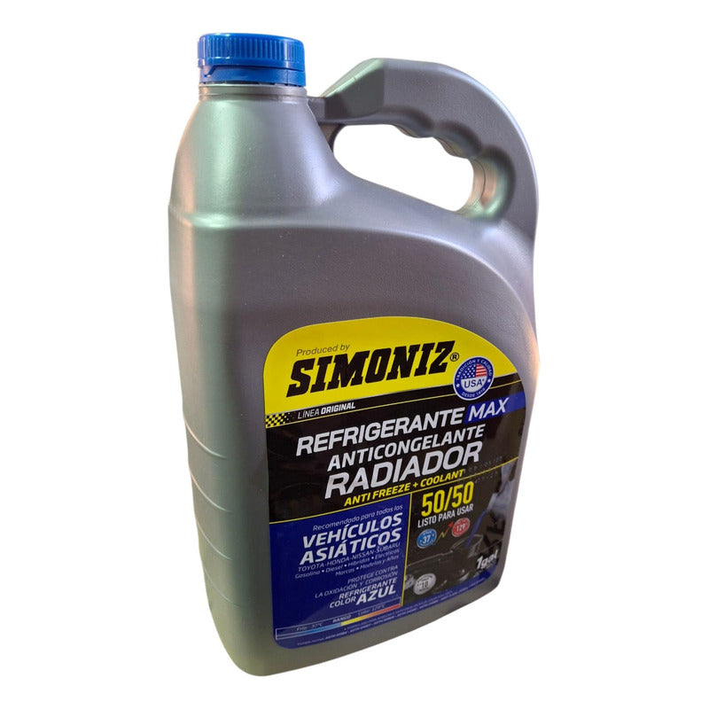 Refrigerante Anticongelante Azul Simoniz 50% Asiaticos