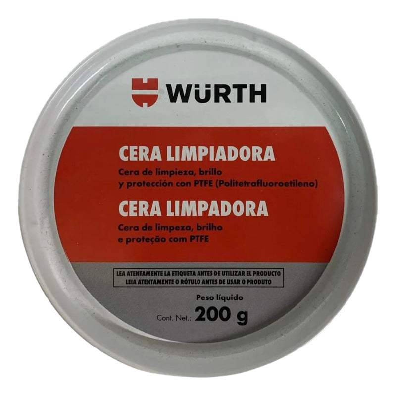 Cera De Limpieza Automotriz Wurth 200ml