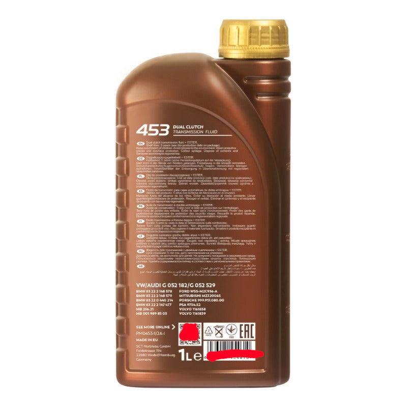 Aceite Transmisión Caja Dct Dsg Pemco Aleman 1 L Sintético