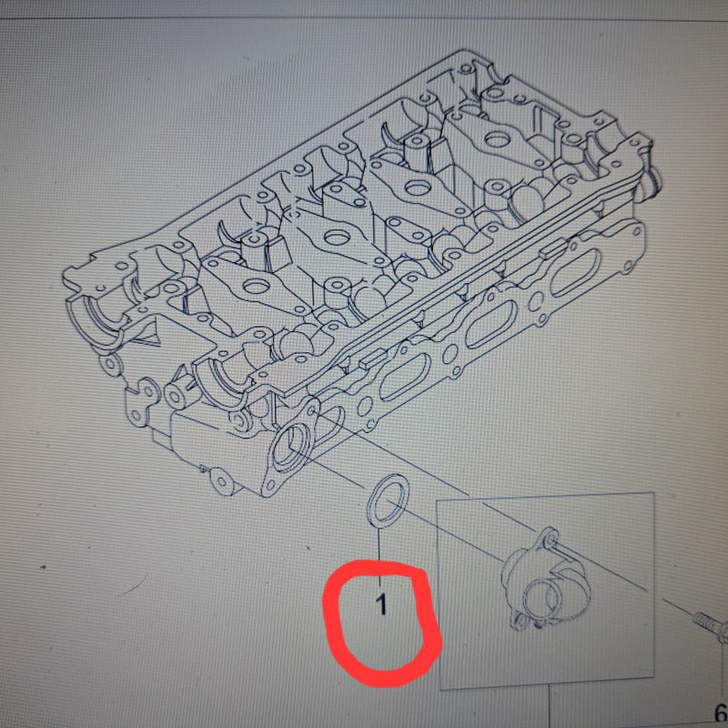 Oring Base Termostato Chevrolet Optra 1.6