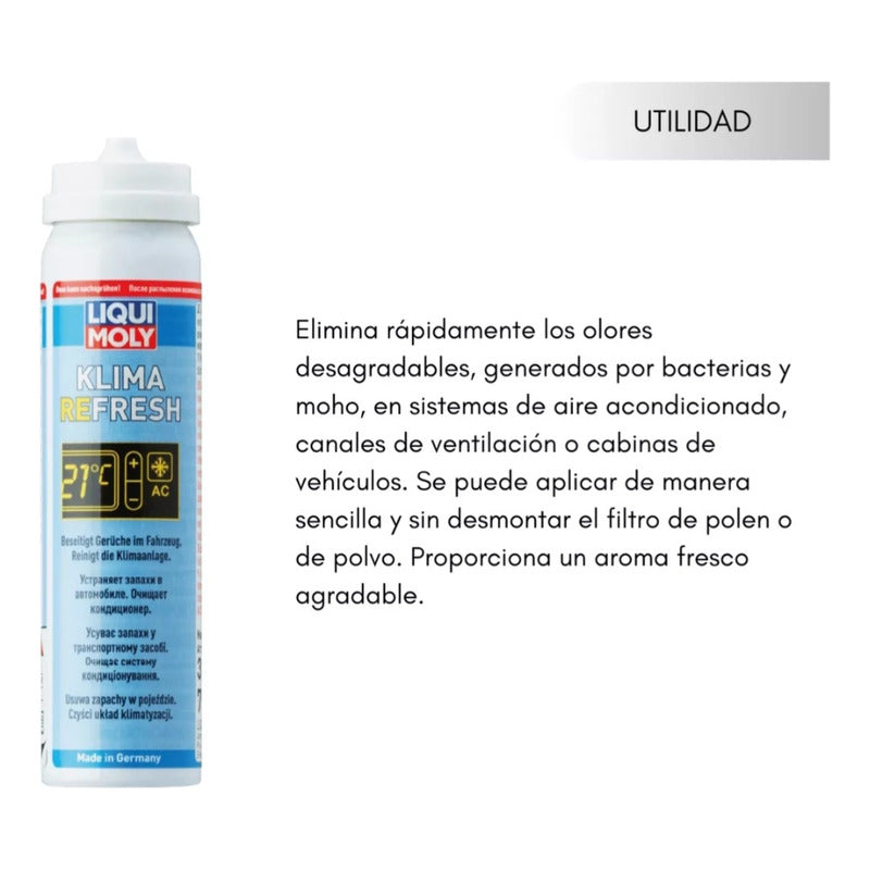 Limpiador Aire Acondicionado Liqui Moly Klima Fresh 75ml