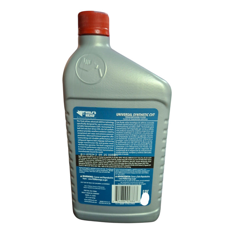 Aceite Cvt Wolf's Americano Sintético 946ml