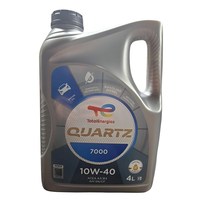 Aceite Total Quart 7000 Diésel Y Bencinero 10w40 4litros