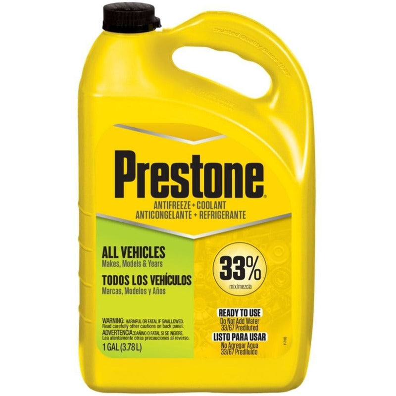 Prestone Antifreeze/ Coolant Refrigerante 33% Verde