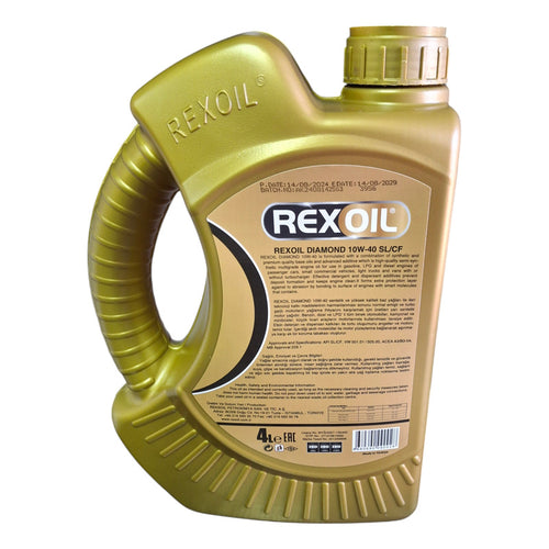 Aceite De Motor 10w40 Rexoil Semi Sintético 4 Litros