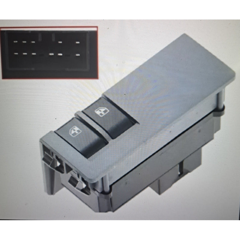 Botonera Alza Vidrios Chevrolet Sail 2 Botones-11 Pines