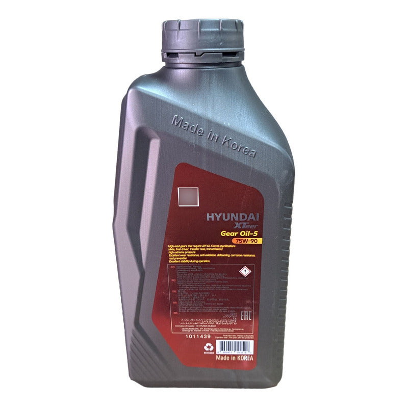 Aceite Para Transmision 75w90 Gl5 Hyundai 1lt