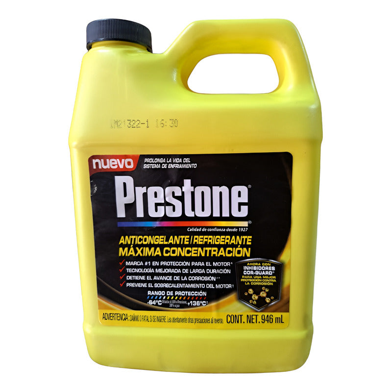 Coolant Prestone Concentrado 97% Se Adapta Todo Color 976 Ml Color Se Adapta A Todo Color