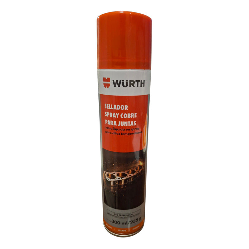 Spray De Cobre Para Juntas De Culata Wurth 300 Ml Cobre