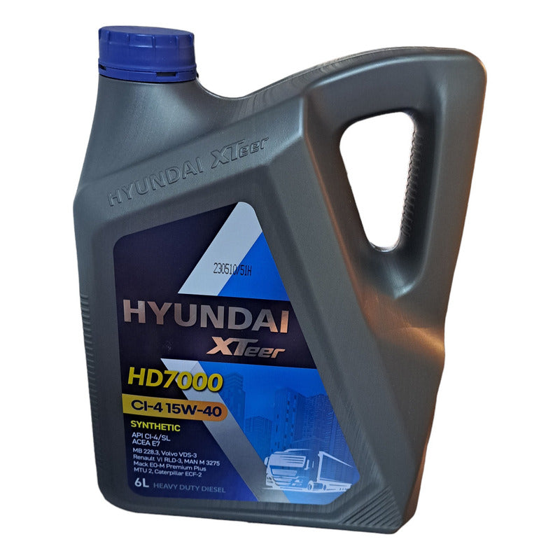 Aceite 15w40 Hyundai Xteer Sintetico 6 Litros , Original
