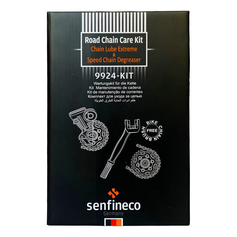 Pack Limpiador Y Grasa Chain Lube Cadena De Moto Senfineco