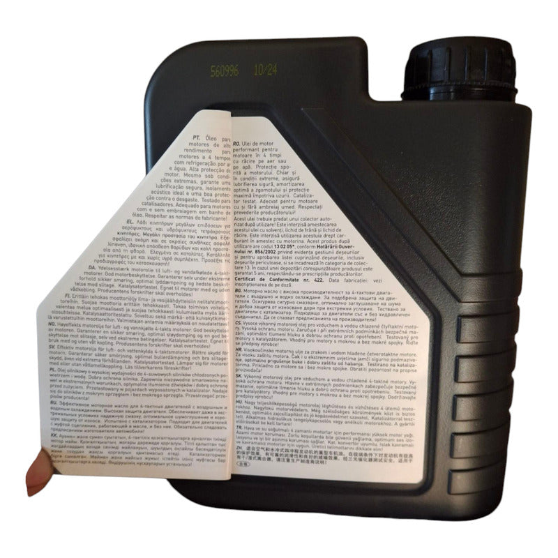 Aceite Para Moto 4t Liqui Moly 10w40 Optimal 1 Litro