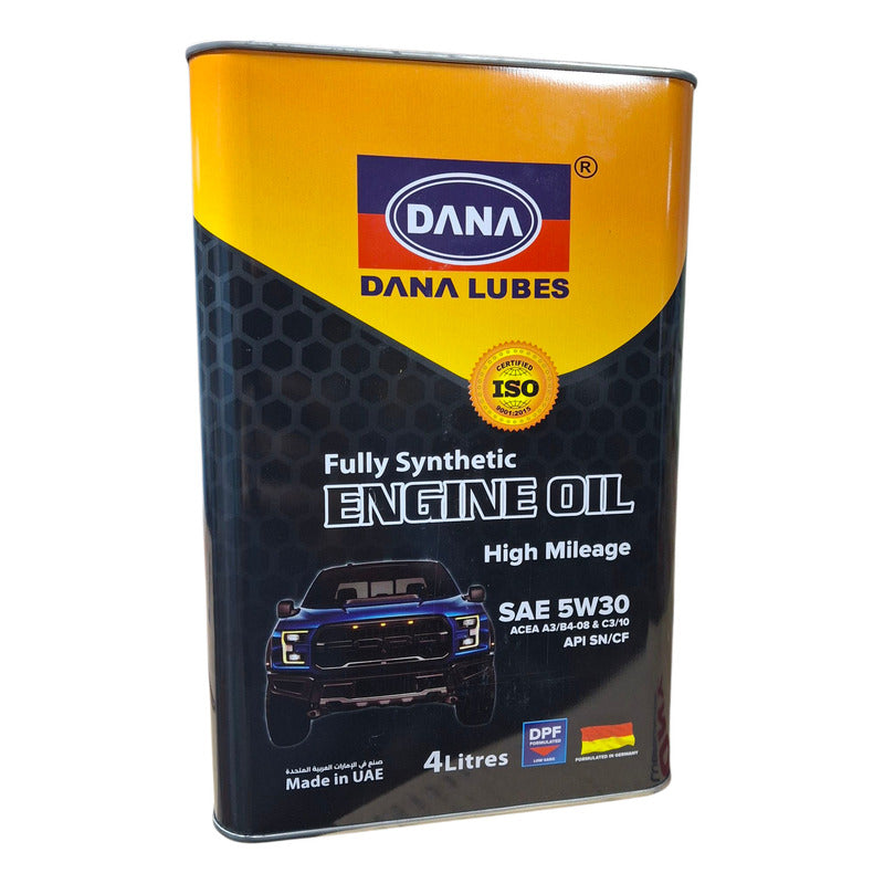Aceite De Motor 5w30 Full Sintético 4 Litros Dana