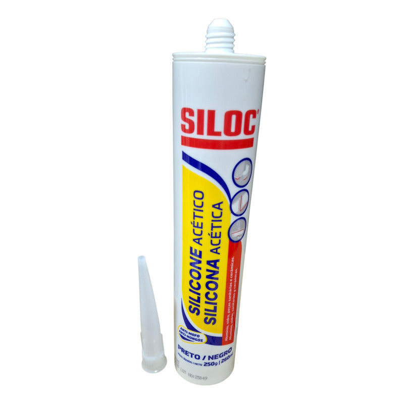 Silicona Acética Transparente 250g Antihongo