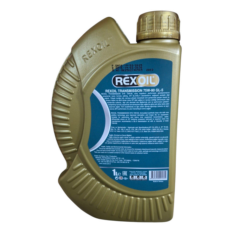 Aceite 75w90 Gl5 Sintético Caja Mecánica Y Diferencial