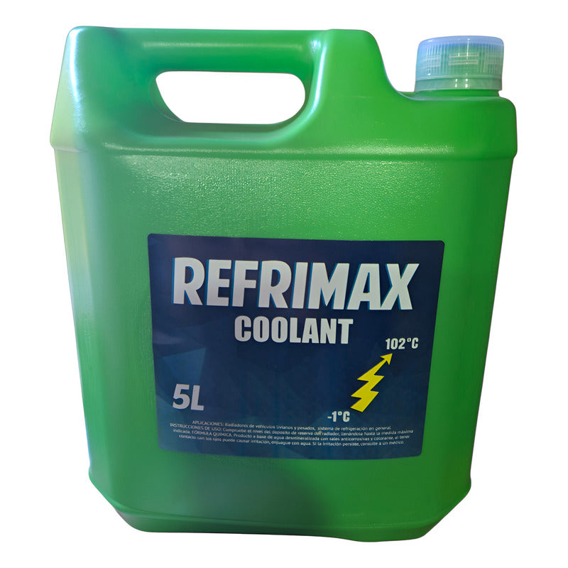 Agua Verde Coolant 5 Litros Verde