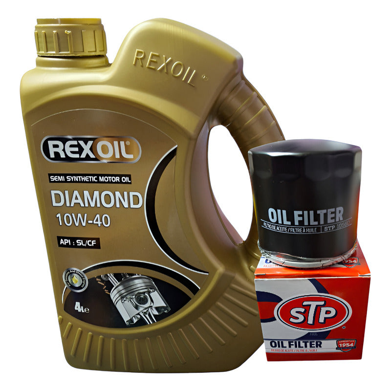Aceite 10w40 +filtro Para Chevrolet Aveo Vivant1.6 Optra 1.6