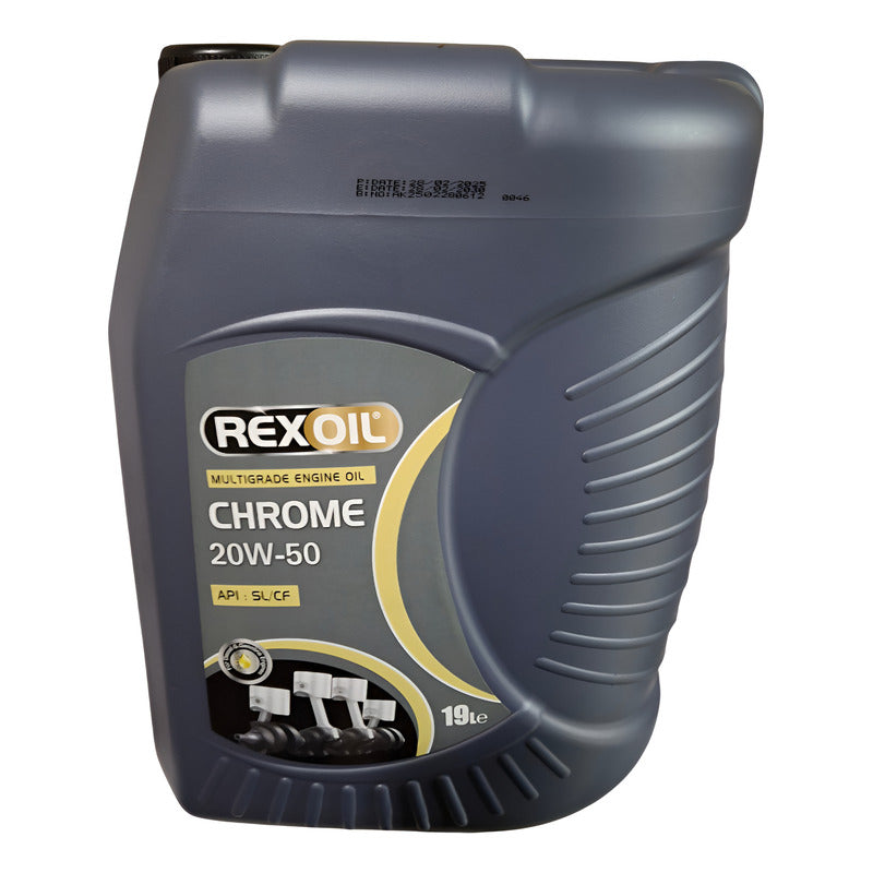Aceite De Motor 20w50 Rexoil 19 Litros Diésel Y Bencinero