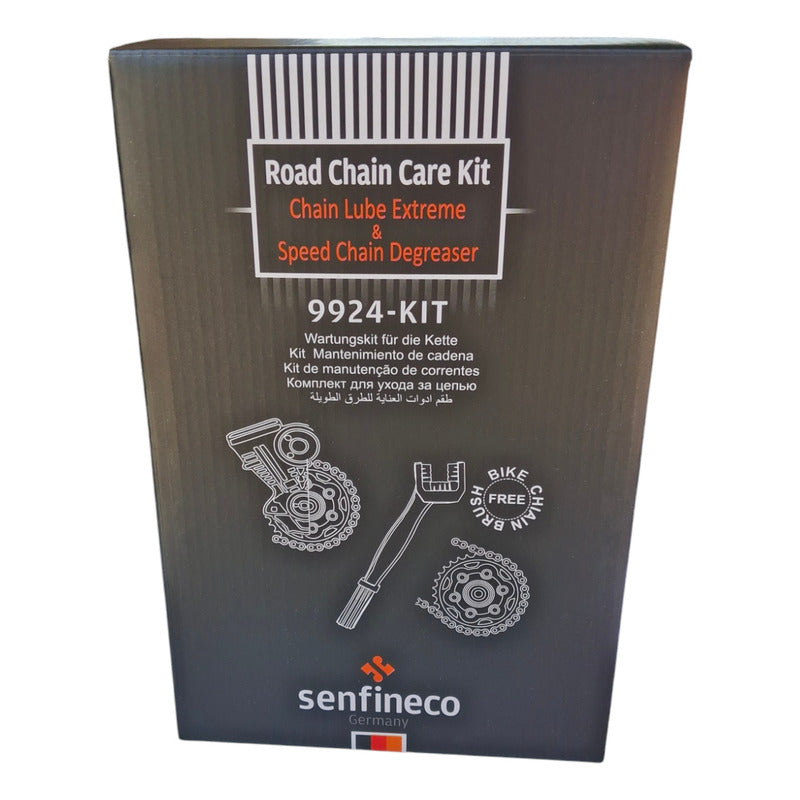 Kit Limpiador Y Lubricante Cadena De Moto Senfineco