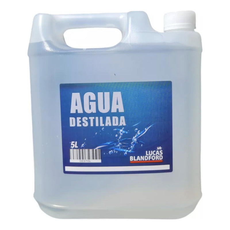 Agua Destilada Bidon 5 Litros Agua