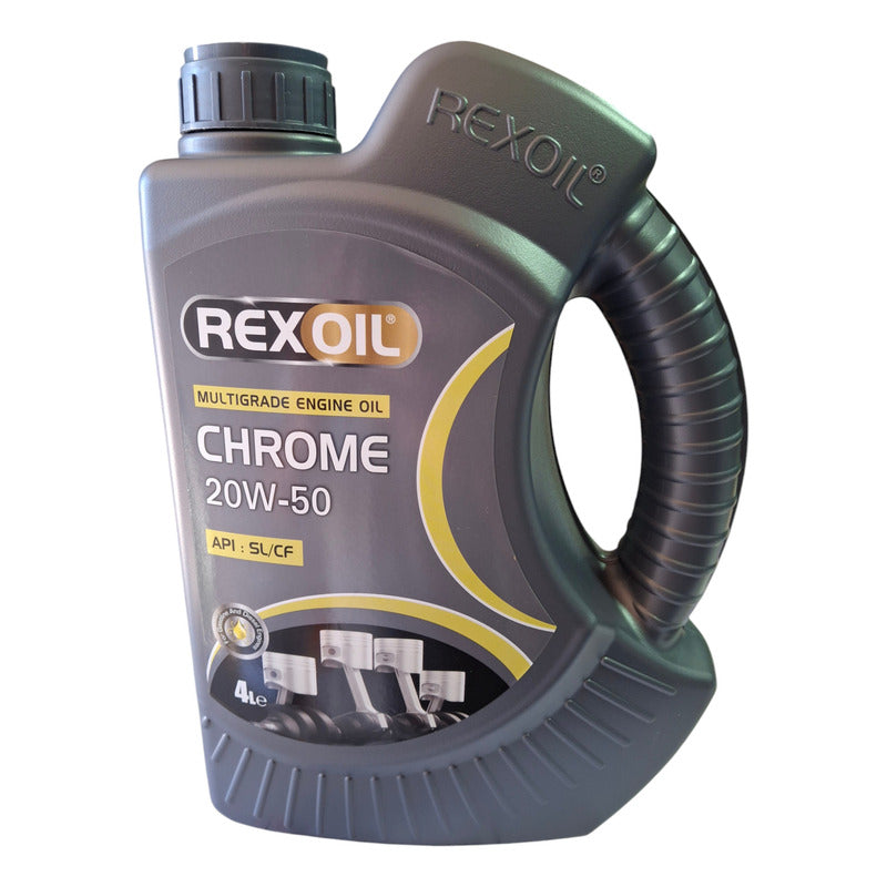 Aceite Rexoil 20w50 Diesel Y Bencinero Semi Sintético 4l