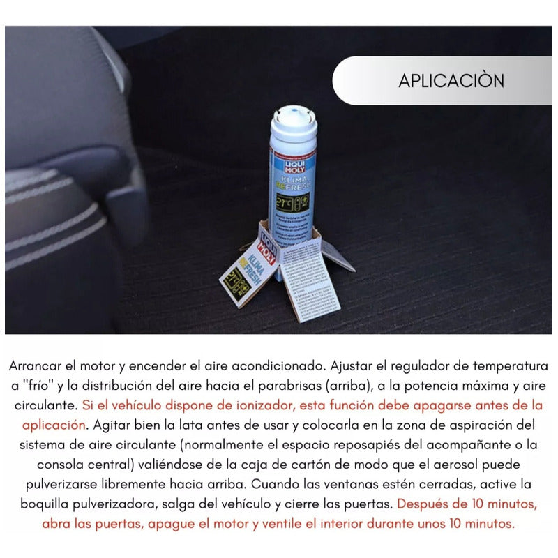 Limpiador Aire Acondicionado Liqui Moly Klima Fresh 75ml