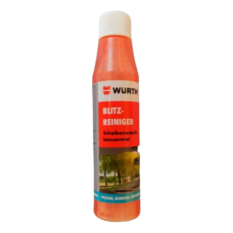 Super Limpiador De Parabrisas Concentrado 32 Ml Wurth Naranja