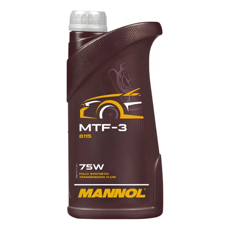 Aceite Transmisión 75w Mtf-3 Gl4 Mannol Sintético 1 Litro