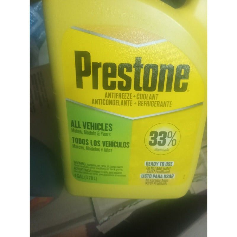 Refrigerante + Anticongelante Prestone 33% 1gl