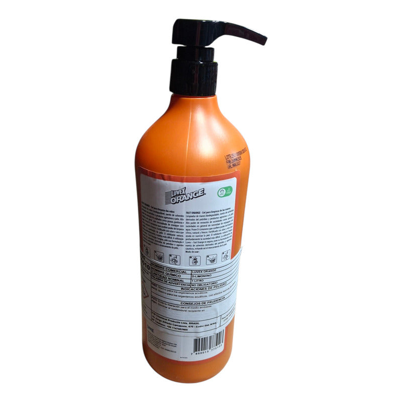 Jabon Mecánica Liquido Lubex Orange 1 Litro