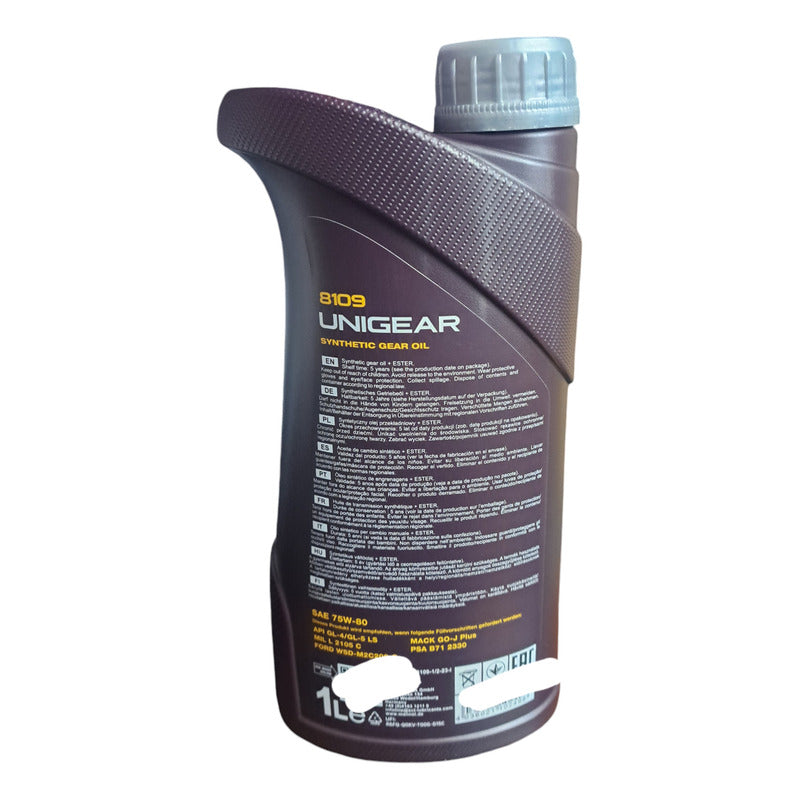Aceite 75w80 Caja Mecánica Mannol Synthetic
