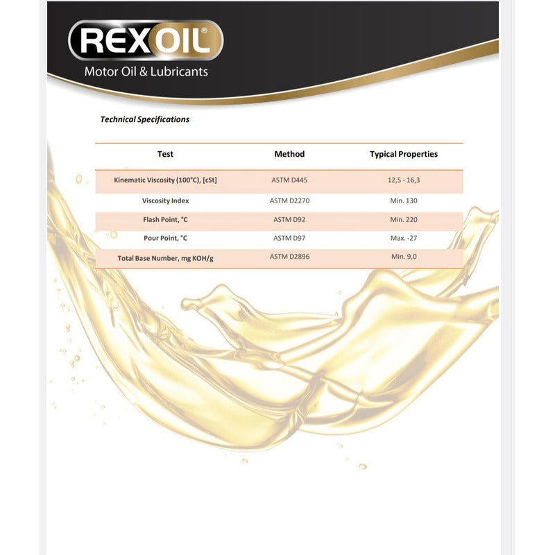 Aceite Motor 15w40 Rexoil 19 Litros Motores Diesel