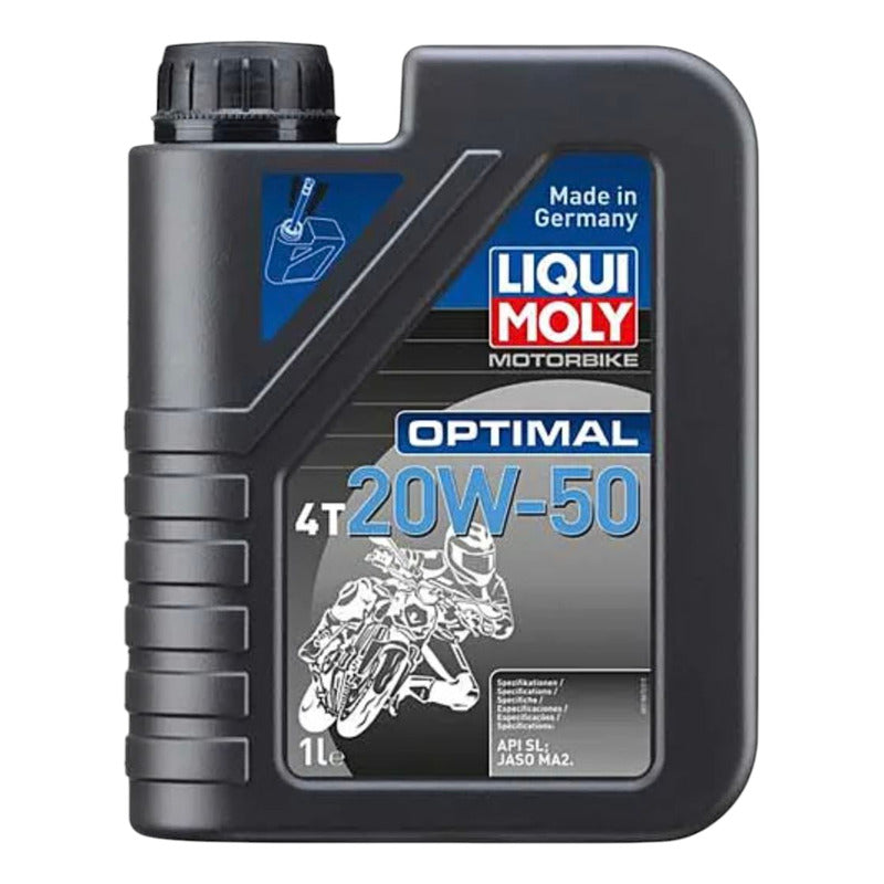 Aceite Para Moto 4t Liqui Moly 20w50 Optimal 1 Litro