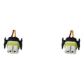 2 Piezas Conector Ampolleta H11 Porcelana 2 Pin