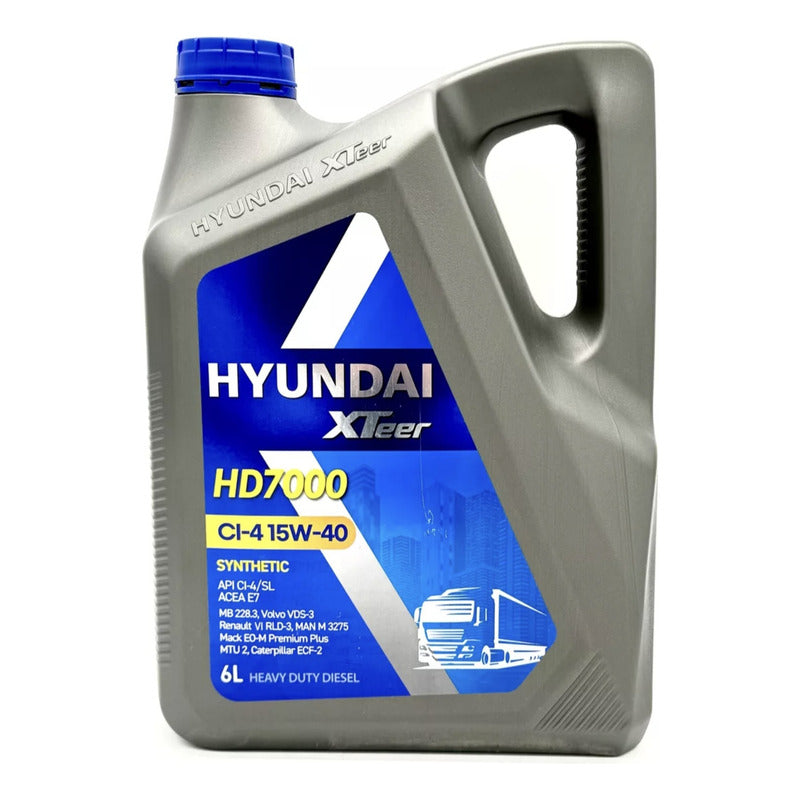 Aceite 15w40 Hyundai Xteer Sintetico 6 Litros , Original