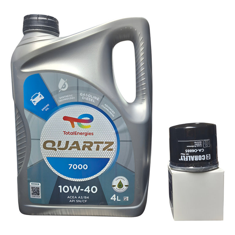 Aceite Total 10w40 +filtro De Aceite Chevrolet Sail 1.4 N300