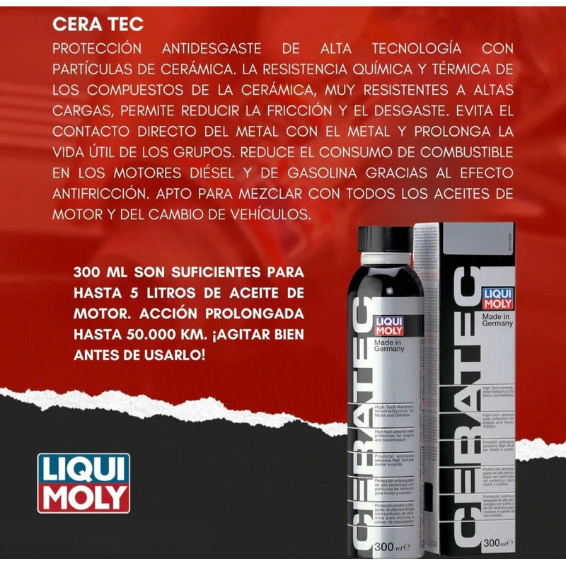 Aditivo Antifriccion Ceramico Ceratec 300ml