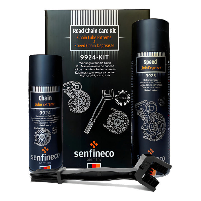 Pack Limpiador Y Grasa Chain Lube Cadena De Moto Senfineco