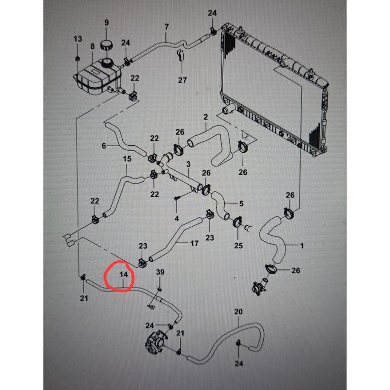 Manguera Deposito-cuerpo De Aceleración Chevrolet Aveo Optra