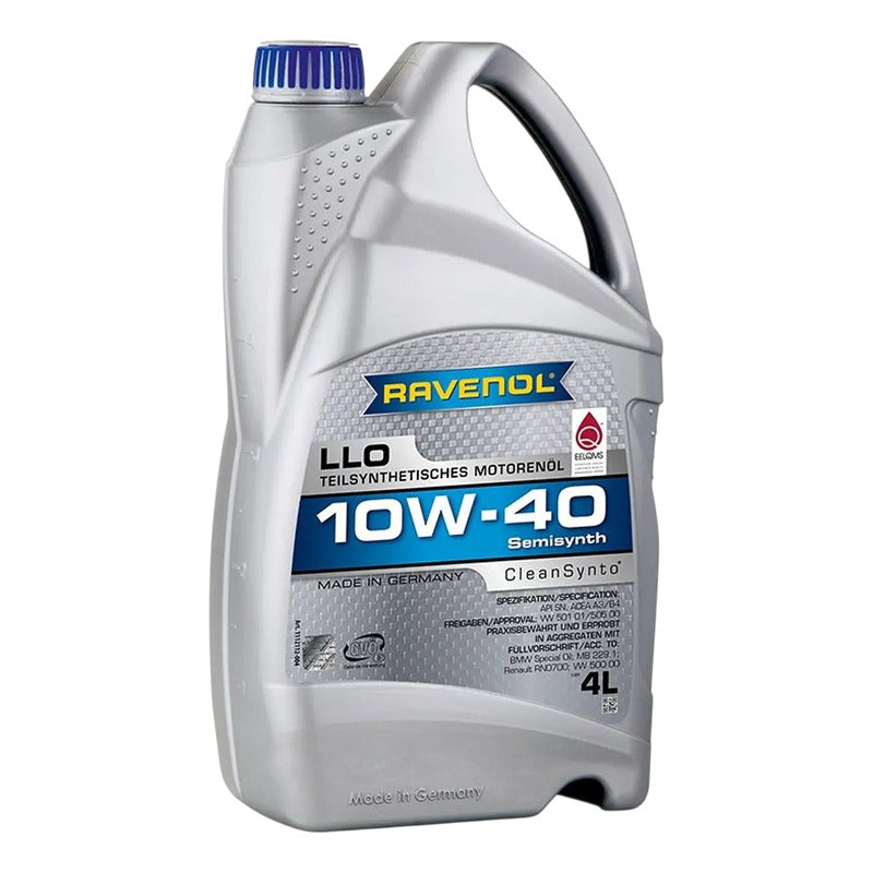 Aceite De Motor 10w40 Ravenol Semi Sintético 4 Litros